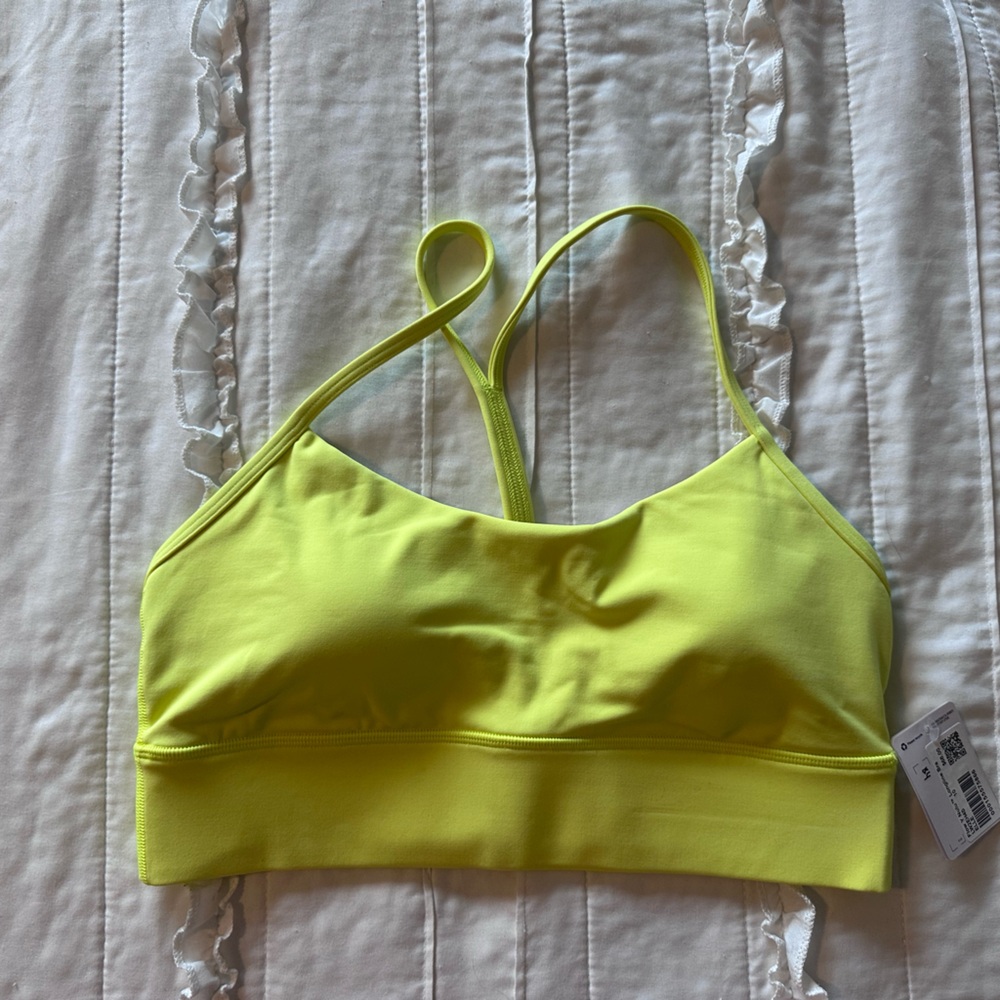 NWT Lululemon long line Y flow bra